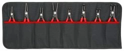 Knipex 00 19 58 V02 8 Piece Circlip Plier Set In Tool Roll