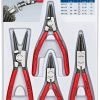 Knipex 00 20 03 V02 4 Piece Precision Circlip Plier Set