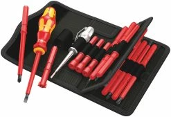 Wera 003471 Kraftform Kompakt 18 Piece Insulated VDE Interchangeable Screwdriver Set