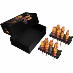 Wera 105631 Kraftform Plus 14 Piece Bigpack VDE Screwdriver Set PZ/PH/SL/TX -FACOM SHOP 105631 2