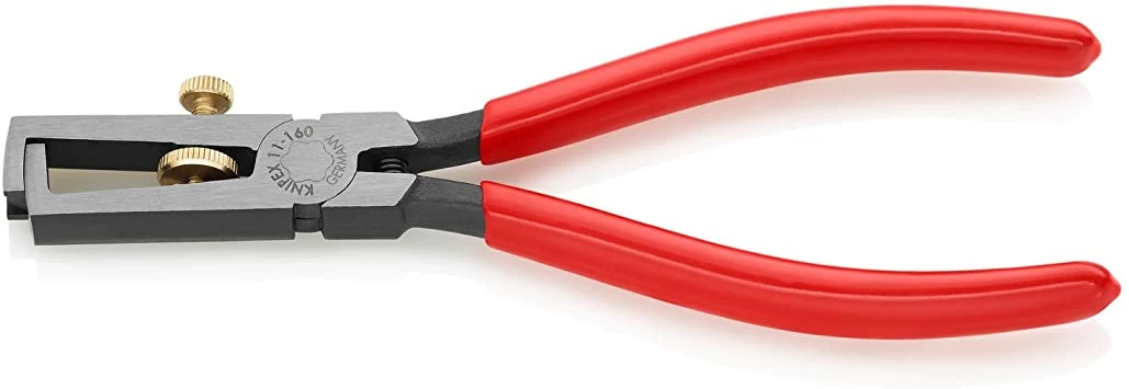 Knipex 11 01 160 End Wire Insulation Stripping Pliers PVC Grip 160mm 1 Knipex 11 01 160 End Wire Insulation Stripping Pliers PVC Grip 160mm
