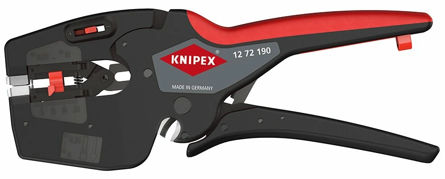 Knipex 12 72 190 NexStrip Multi-Tool Wire Stripper Pliers For Electricians Non-slip Plastic Grips 190 Mm 1 Knipex 12 72 190 NexStrip Multi-Tool Wire Stripper Pliers For Electricians Non-slip Plastic Grips 190 Mm
