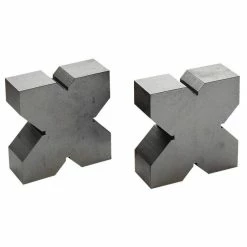 Facom 1202.00 Pair Of Steel V-Blocks - 20 Microns