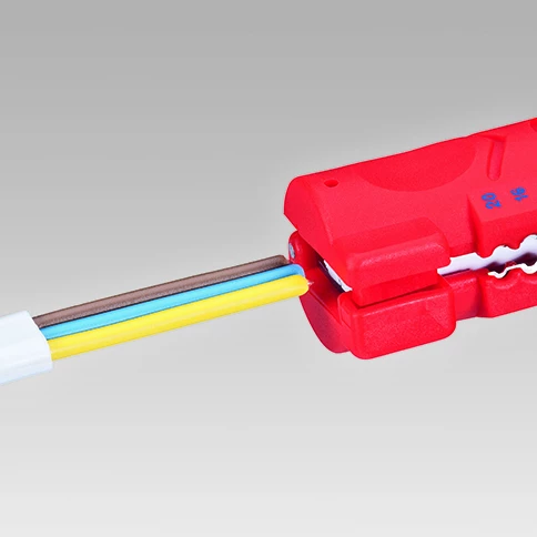 Knipex 16 64 125 SB Round & Flat Cable Dismantling Stripping Tool 13mm 6 Knipex 16 64 125 SB Round & Flat Cable Dismantling Stripping Tool 13mm - Image 6