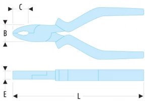 Facom 187A.18CPE Combination Pliers 185mm 2 Facom 187A.18CPE Combination Pliers 185mm - Image 2