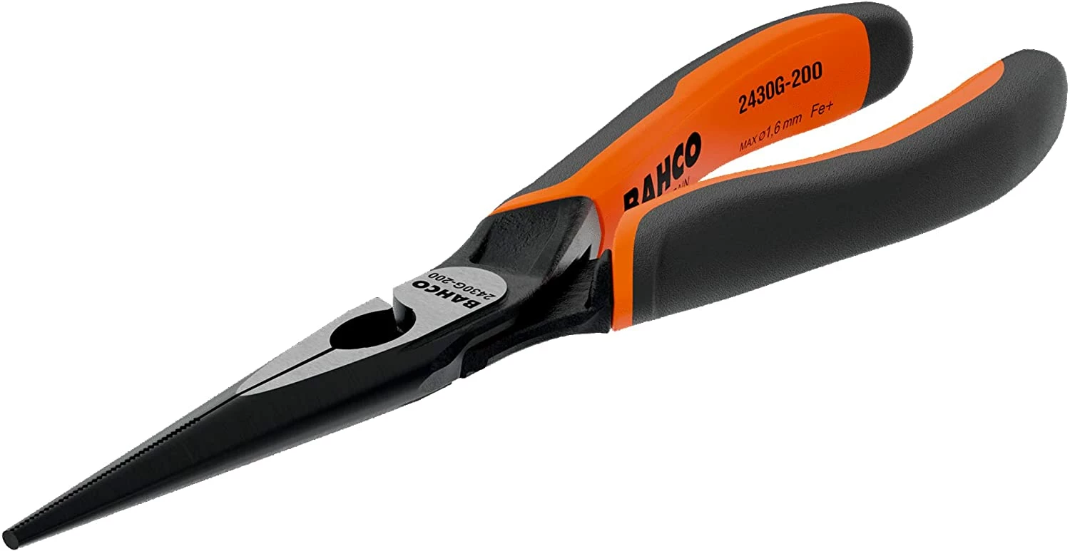 Bahco 2430G-160 ERGO Snipe Long Nose Pliers 160mm 1 Bahco 2430G-160 ERGO Snipe Long Nose Pliers 160mm