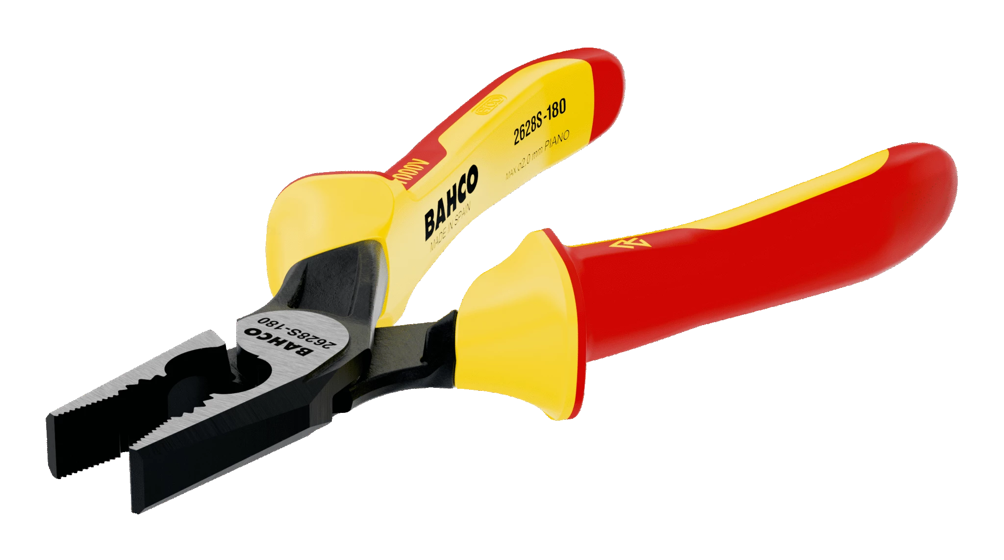 Bahco 2628S-180 1000V Insulated Combination Steel Wire Cutter Pliers 180mm 2 Bahco 2628S-180 1000V Insulated Combination Steel Wire Cutter Pliers 180mm - Image 2