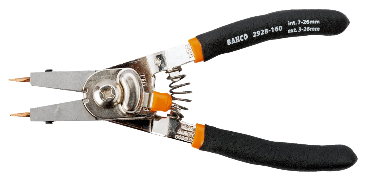 Bahco 2928-160 Internal & External Circlip Resettable Pliers 160mm 1 Bahco 2928-160 Internal & External Circlip Resettable Pliers 160mm