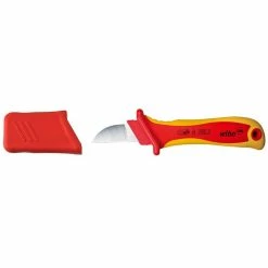 Wiha 38798 VDE Steel Cable Stripping Knife 200mm