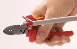 CK 431008 RedLine VDE CombiCutter3 Side Wire/Cable Screw Cutter Pliers 160mm -FACOM SHOP 431008 folding 1