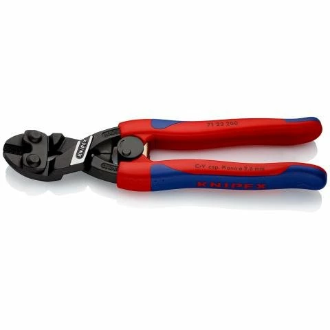 Knipex 71 22 200 CoBolt® Compact Angled Bolt Cutter With Return Spring 200mm 5 Knipex 71 22 200 CoBolt® Compact Angled Bolt Cutter With Return Spring 200mm - Image 5