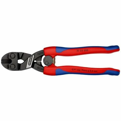 Knipex 71 22 200 CoBolt® Compact Angled Bolt Cutter With Return Spring 200mm 4 Knipex 71 22 200 CoBolt® Compact Angled Bolt Cutter With Return Spring 200mm - Image 4