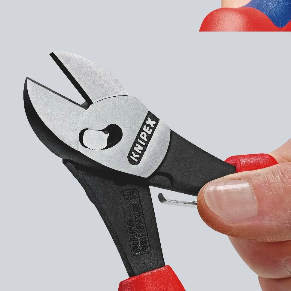 Knipex 73 72 180 TwinForce® High Performance Diagonal Side Cutting Pliers (Snips) 180 Mm 6 Knipex 73 72 180 TwinForce® High Performance Diagonal Side Cutting Pliers (Snips) 180 Mm - Image 6