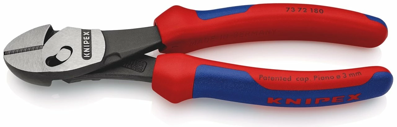 Knipex 73 72 180 TwinForce® High Performance Diagonal Side Cutting Pliers (Snips) 180 Mm 1 Knipex 73 72 180 TwinForce® High Performance Diagonal Side Cutting Pliers (Snips) 180 Mm