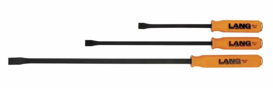 Lang Tools (USA) 853-3ST 3 Piece Heavy Duty Strike Through Pry (Lever) Bar Set 6 Lang Tools (USA) 853-3ST 3 Piece Heavy Duty Strike Through Pry (Lever) Bar Set - Image 6