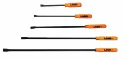 Lang Tools (USA) 853-5ST 5 Piece Heavy Duty Strike Through Pry (Lever) Bar Set