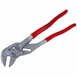 Knipex 86 03 250 Lock Button Waterpump Slip Joint Pliers Wrench PVC Grip 250mm (52mm Capacity) -FACOM SHOP 86032502