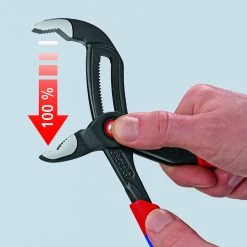 Knipex 87 22 250 Cobra® Quickset Push Button Waterpump Pliers 250mm (46mm Capacity) -FACOM SHOP 8722250 00 F A 01