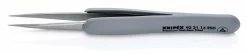 Knipex 92 21 14 ESD Precision ESD Stainless Steel Tweezers With Rubber Handles 130mm