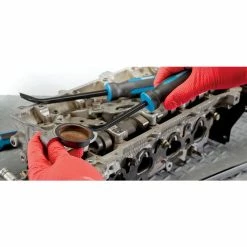 Draper 92034 4 Piece Pry Bar Set With Soft Grip Handle &amp; Striking Cap -FACOM SHOP 92034 2