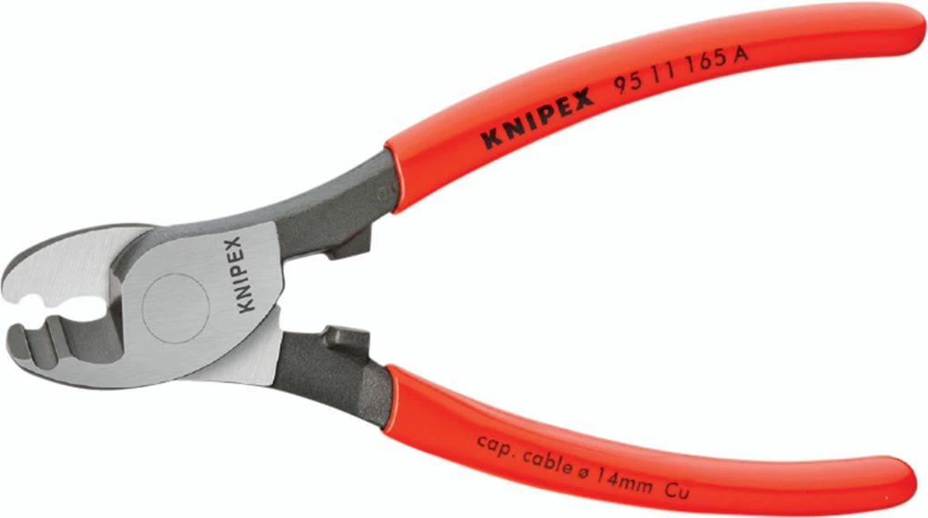 Knipex 95 11 165 A Heavy Duty Cable Cutter / Stripper Pliers 165mm 1 Knipex 95 11 165 A Heavy Duty Cable Cutter / Stripper Pliers 165mm