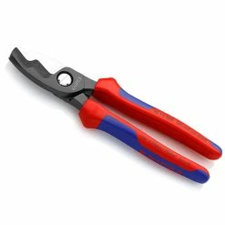 Knipex 95 12 200 Cable Cutters Twin Cutting Edge Multi-Component Grip 200mm (8in) 5 Knipex 95 12 200 Cable Cutters Twin Cutting Edge Multi-Component Grip 200mm (8in) -FACOM SHOP 95122002