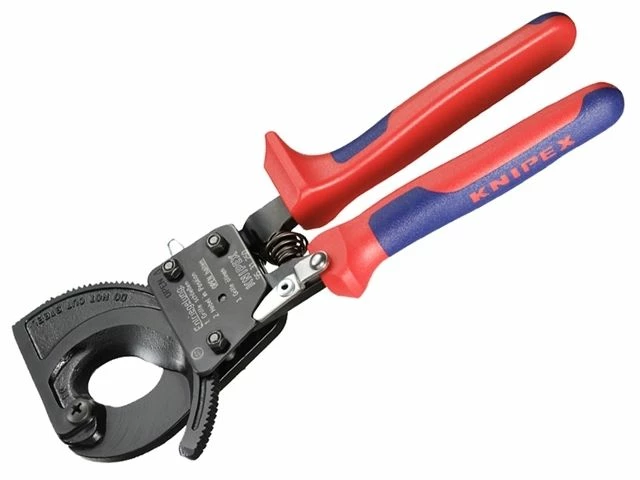 Knipex 95 31 250 Cable Shears Ratchet Action Multi-Component Grip 250mm (10in) 1 Knipex 95 31 250 Cable Shears Ratchet Action Multi-Component Grip 250mm (10in)