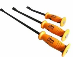 Beta 965/S3 3 Pce. Strike-Through Pry Bar Set - Flat Curved Ends 300, 450 &amp; 600mm -FACOM SHOP 965 s3