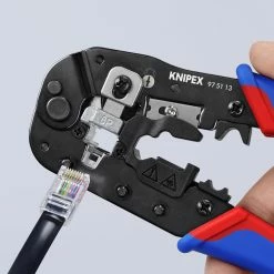 Knipex 97 51 13 Crimping Pliers For RJ45 Western Plugs (All In One) -FACOM SHOP 97 51 13 5 scaled 1