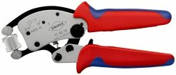 Knipex 97 53 18 Twistor16® Self-Adjusting Crimping Pliers With Rotatable Die Head (Ferrules) 240mm -FACOM SHOP 97 53 18 scaled 1