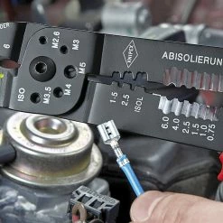 Knipex 97 22 240 Crimping Pliers For Insulated Terminals &amp; Plug Connectors 240mm -FACOM SHOP 9722240H06D0