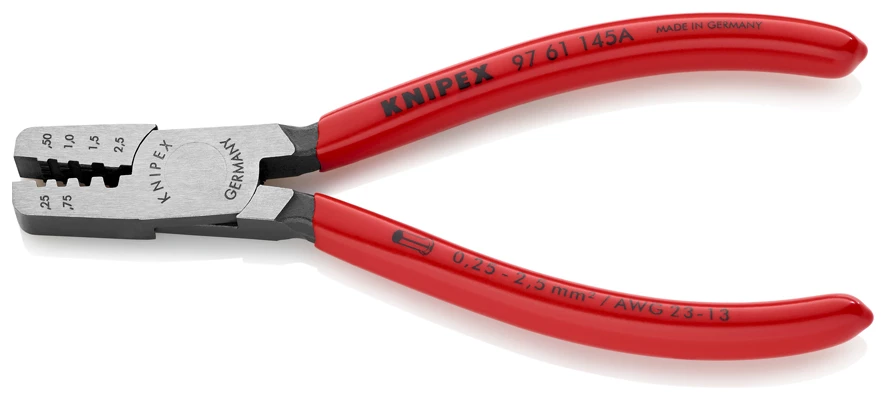 Knipex 97 61 145 A Crimping Pliers For Wire End Sleeves 245mm 2 Knipex 97 61 145 A Crimping Pliers For Wire End Sleeves 245mm - Image 2