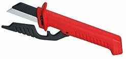 Knipex 98 56 Cable Knife With Hinged Blade Guard