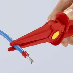 Knipex 98 62 02 VDE Fully Insulated Snipe Nose Pliers 220mm -FACOM SHOP 986202 01 F A 02