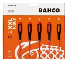 Bahco BE-9878SL ERGO 12 Piece VDE Insulated Slim Blade Screwdriver Set SL/PH/PZ/TX -FACOM SHOP BE 9878SL 4