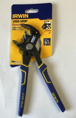 Irwin Vise-Grip GV8 Groovelock Water Pump Pliers With Protouch Grip 8" / 200mm -FACOM SHOP GV8 NEW 2 scaled 1