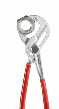 Facom PWF250G Push Button Waterpump Slip Joint Pliers Wrench PVC Grip 250mm -FACOM SHOP PWF250G F3 scaled 1