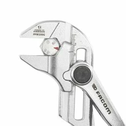 Facom PWF250G Push Button Waterpump Slip Joint Pliers Wrench PVC Grip 250mm -FACOM SHOP PWF250G F4 B