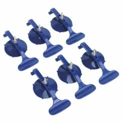 Sealey RE006 6 Piece Suction Clamp Set