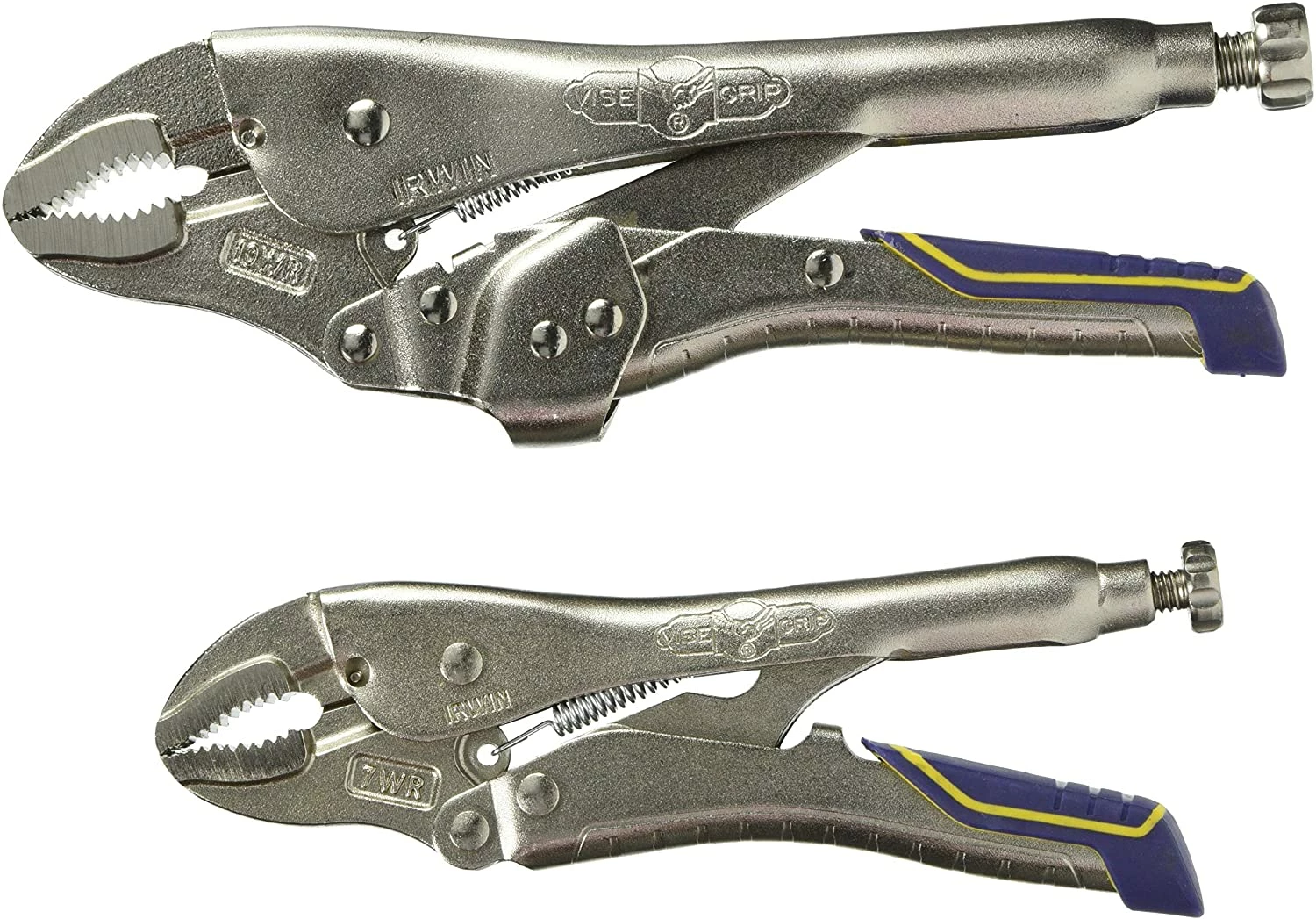 Irwin Vise-Grip T214T 2 Piece Quick Release Curved Locking Jaw Pliers 1 Irwin Vise-Grip T214T 2 Piece Quick Release Curved Locking Jaw Pliers
