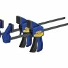 2 X Irwin Quick-Grip T5122QCEL7 Medium Duty One-Handed Bar Clamp / Spreader 300mm / 12″ Twin Pack