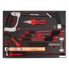 Sealey TBTP06UK 13 Piece Hammers, Punches, Hacksaw And Pry Bar Set In A Foam Tray