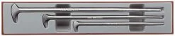 Teng Tools Teng TTXPB3 3 Piece Roll Head Pry Bar Set In Storage Tray