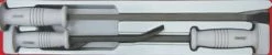 Teng TTXPB3A 3 Piece Heavy Duty Pry Bar Set In Storage Tray -FACOM SHOP TTXPB3A