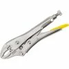 Stanley 0-84-809 Locking Pliers 225mm (9") Curved Jaw - Mole Grips