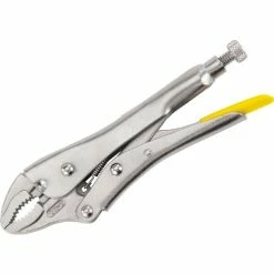Stanley 0-84-809 Locking Pliers 225mm (9") Curved Jaw - Mole Grips